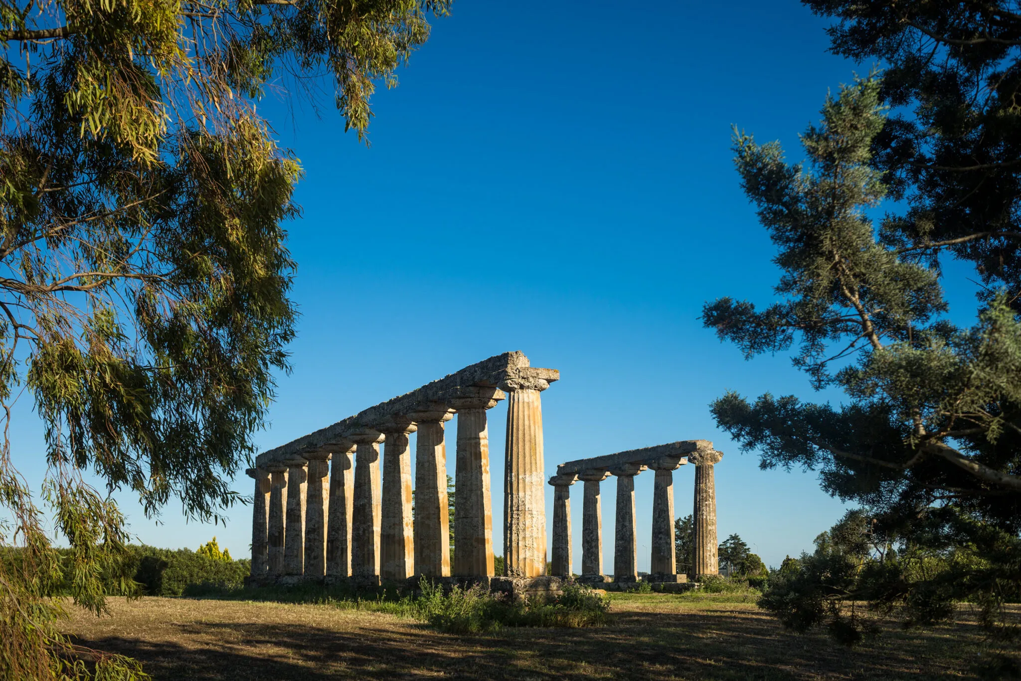 Columns at Hera Temple