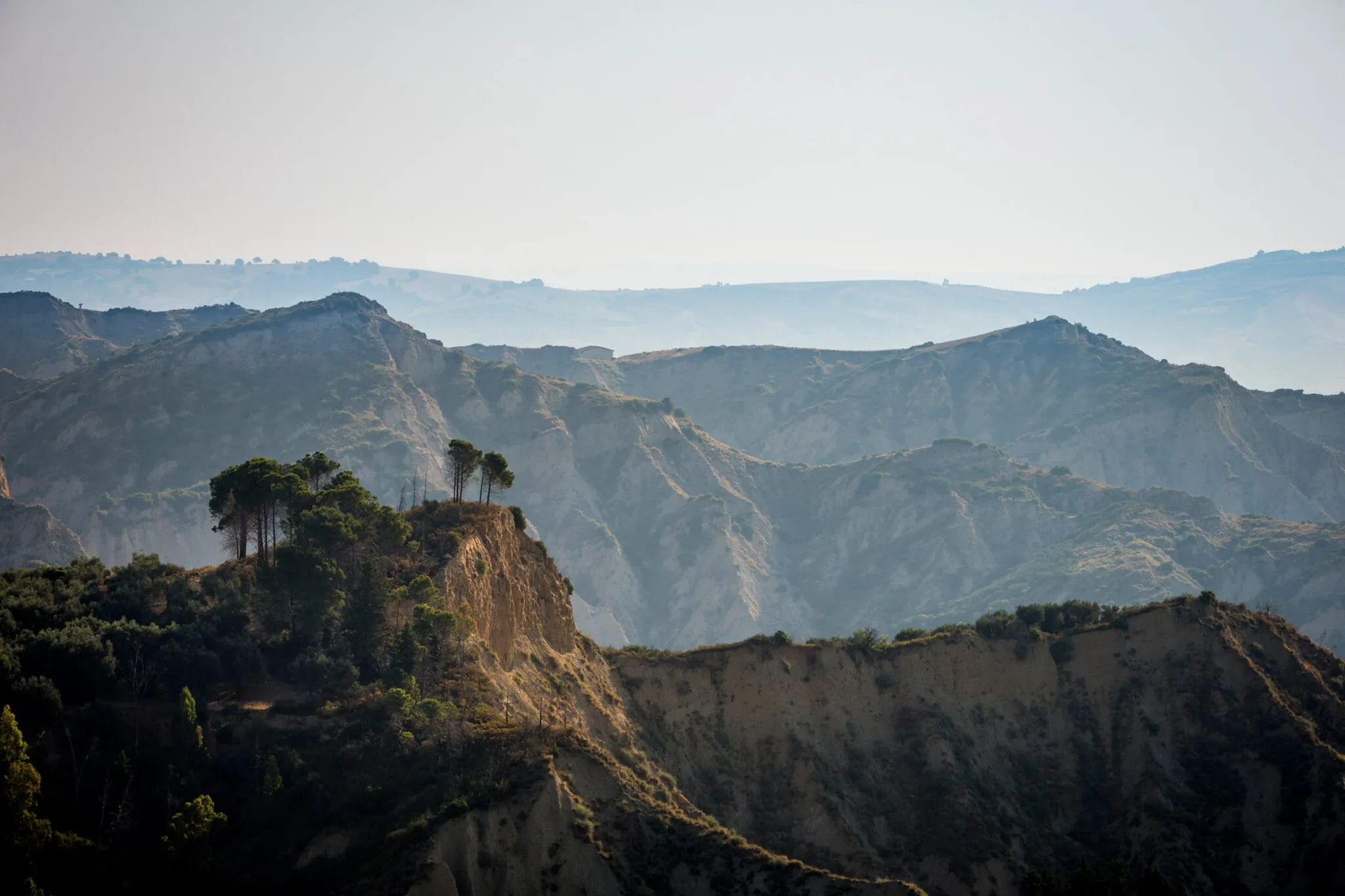 views of hills and mountains