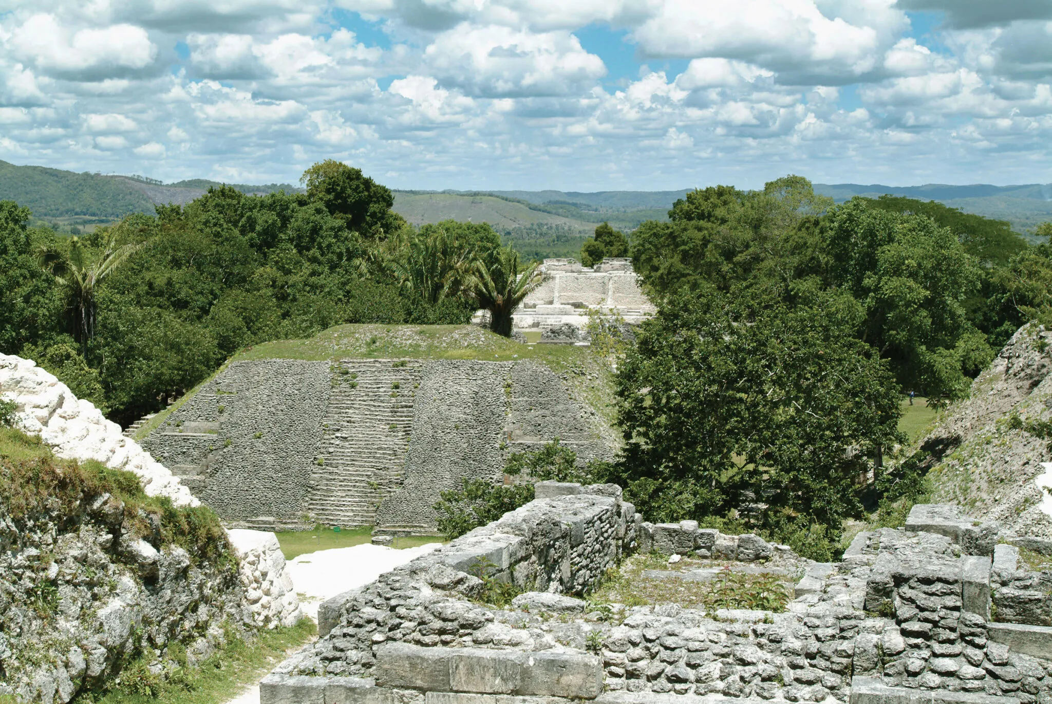 Xunantunich ruins from above