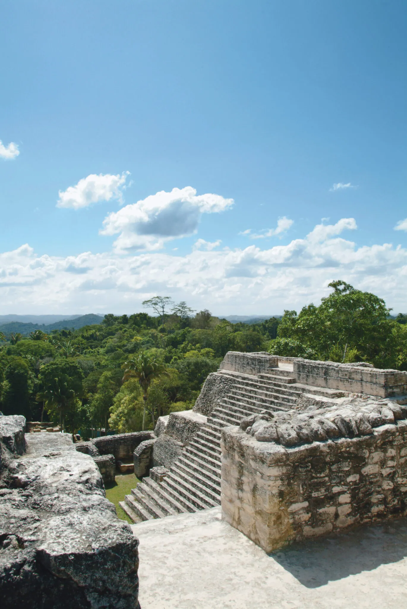 View from the top of the ruins