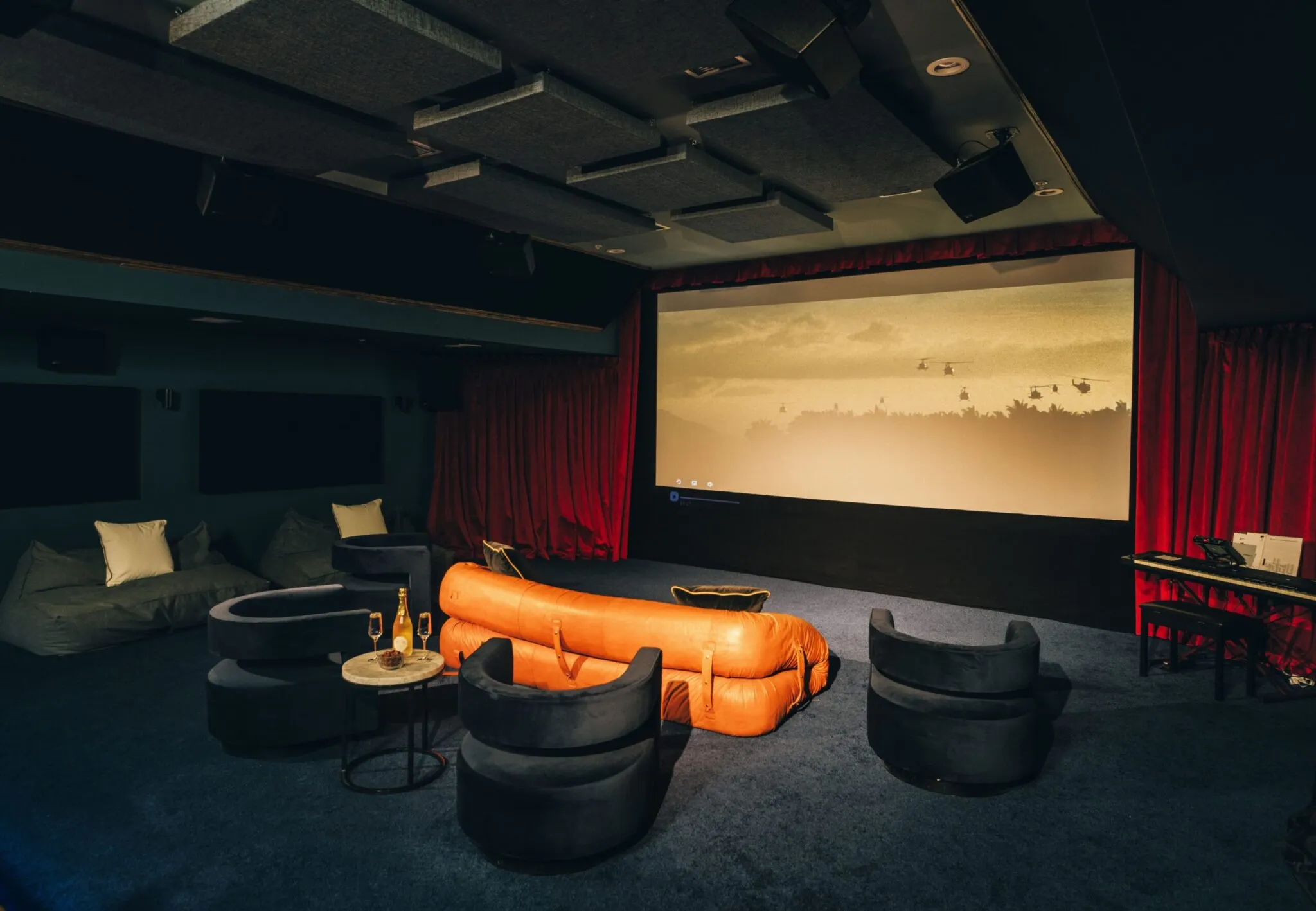 Screening room interior